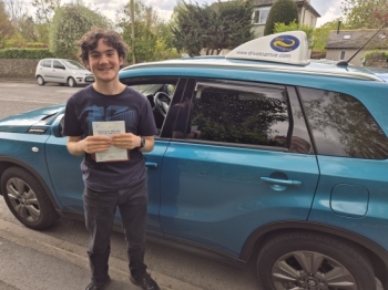 A big well done to Amos who passed his test today first time with a great drive. Congratulations, stay safe and enjoy your new independence. Thanks for choosing Drive to Arrive.