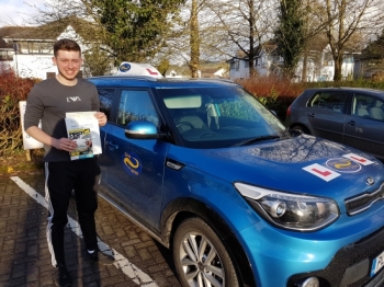 A massive well done to Dylan who passed his test today first time. A great start to the new year. Enjoy driving and thanks for choosing Drive to Arrive.