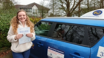 A big well done to Kate who passed her driving test today with a great drive. Congratulations, safe driving and thanks for choosing Drive to Arrive.