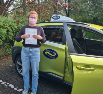 A big well done to Caroline for passing her test today. Enjoy your new freedom and good luck with your new job! Thanks for choosing Drive to Arrive.