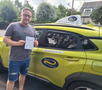A big congratulations to Joff for passing his test today first time. A great drive well done. Enjoy your new freedom, I know it means a lot and thanks for choosing Drive to Arrive.