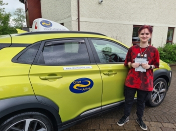 A big congratulations to Megan who passed her test today, first time. Well done and stay safe. Enjoy your new freedom and thanks for choosing Drive to Arrive.