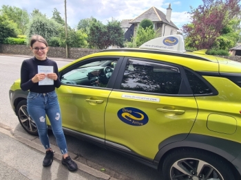Congratulations to Kayleigh for passing her test today with a great drive. Looking forward to seeing you on the road driving your own car. Enjoy your new freedom and stay safe. Well done.